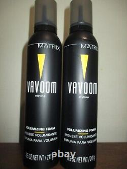 2x Matrix Vavoom Styling Volumizing Foam Mousse 8.5 oz