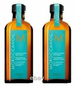 2x Moroccan Oil Hair Treatment 6.8 oz Jumbo Size With Pump (TWO PACK SPECIAL) FAST