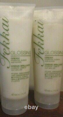 2x OLD STOCK Fekkai Brilliant Glossing Styling Creme 7 oz Discontinued Olive Oil