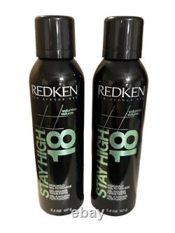 2x Redken Stay High 18 High Hold Gel to Mousse Hair 5.2 oz