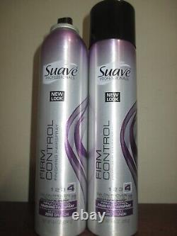 2x Suave Professionals Firm Control Level 4 Finishing Hairspray 9.4 oz
