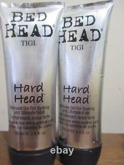 2x TIGI Bed Head Hard Head Mohawk gel 3.4 oz