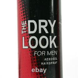 2x The Dry Look for Men Aerosol Hairspray Extra Hold 8 oz. NEW HTF