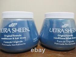2x Ultra Sheen Original Formula Conditioner Hair Dress Blue 8 oz