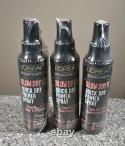 3L'oreal Blow Dry It Quick Dry Primer Spray Heat Protection, Discontinued 4.2ea