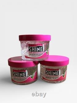 3X Smooth'N Shine Curl Activator Gel For Extra Dry Hair With Aloe Vera 10.5 oz