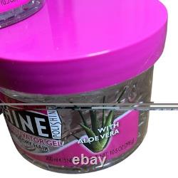 3X Smooth'N Shine Curl Activator Gel For Extra Dry Hair With Aloe Vera 10.5 oz