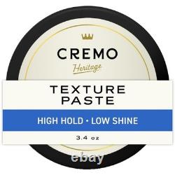 3.4 oz Texture Paste for Men High Hold, Low Shine Styling Cream