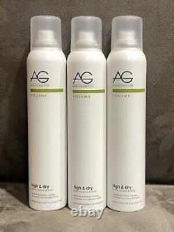 (3) Ag Volume High & Dry Matte Volume & Finish Spray 5 Oz Ea Original Can -new