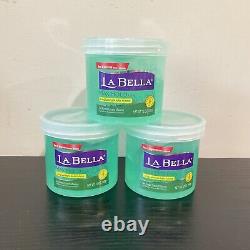 3 Jars La Bella Max Hold Styling Gel 12 oz Each