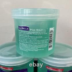 3 Jars La Bella Max Hold Styling Gel 12 oz Each 3 Jars La Bella Max Hold Styling Gel 12 oz Each