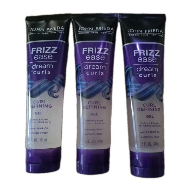 3 John Frieda Frizz Ease Clearly Defined Gel Alcohol Free 5 Oz. Each