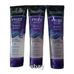 3 John Frieda Frizz Ease Clearly Defined Gel Alcohol Free 5 Oz. Each
