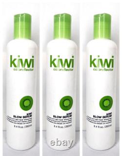 3 Loreal Kiwi Coloreflector KIWI BLOW SERUM Smoothes 8.4 oz Each (104)