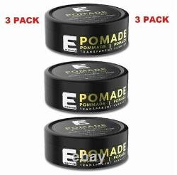 3 NEW! SADA PACK ELEGANCE Transparent Pomade Hair Styling Wax 4.73oz Each 3 NEW! SADA PACK ELEGANCE Transparent Pomade Hair Styling Wax 4.73oz Each