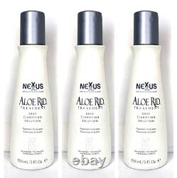 3 Nexxus ALOE RID TREATMENT DEEP CLARIFYING SOLUTION 5 oz Each