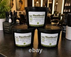 3 Pack Neatbraid Conditioning Shine Hair Gel 64 oz Each Mega Hold No Alcohol