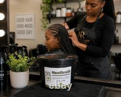 3 Pack Neatbraid Conditioning Shine Hair Gel 64 oz Each Mega Hold No Alcohol