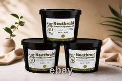 3 Pack Neatbraid Conditioning Shine Hair Gel 64 oz Each Mega Hold No Alcohol