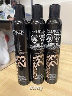 3 Pk Redken Forceful 23 Hairspray Super Strength 9.8oz