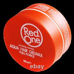 3 Red One Aqua Hair Wax Gel Maximum Control Sweet Melon Scent Hair Gel Wax 150ml