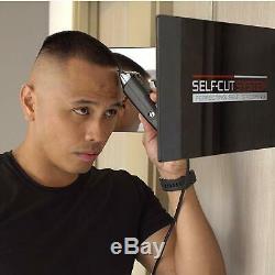 3 Way Mirror Self Cut Hair For Men Trifold Personal Bathroom Haircut Wall Mount