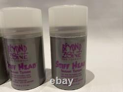 3 pack BTZ Beyond the zone STIFF HEAD hair styling wax Discontinued NEW