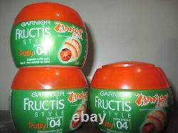 3x Garnier Fructis Style Manga Head Explosive Putty Matte Effect ULTRA STRONG