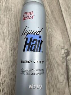 3x Wella Liquid Hair Energy Styler Volumizing Foam Strong Hold 10.6 oz