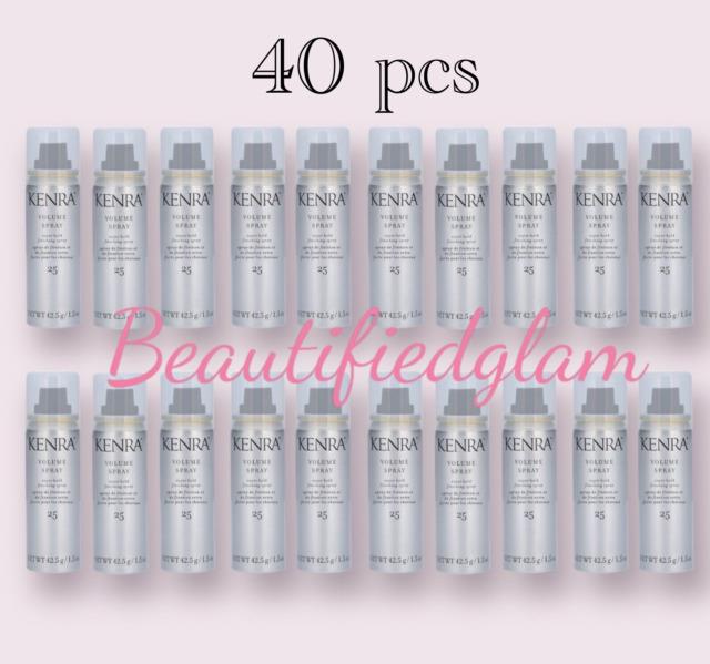 40 Pcs Kenra Volume Spray Super Hold Finishing Spray #25 1.5 Oz Each, New