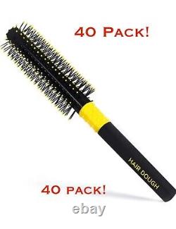 40pc Hair Dough Quiff Roller Round Brush, Small is perfect to Style Add Volume