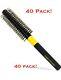 40pc Hair Dough Quiff Roller Round Brush, Small Is Perfect To Style Add Volume