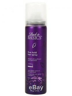 48 Back To Basics Firm Hold Hair Spray 2 oz ea Free Shipping