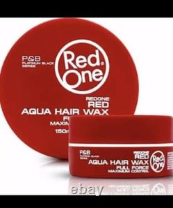 48 X Red One Aqua Hair Wax Red 150ML EACH