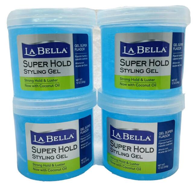 4 La Bella Super Hold Styling Gel 12oz