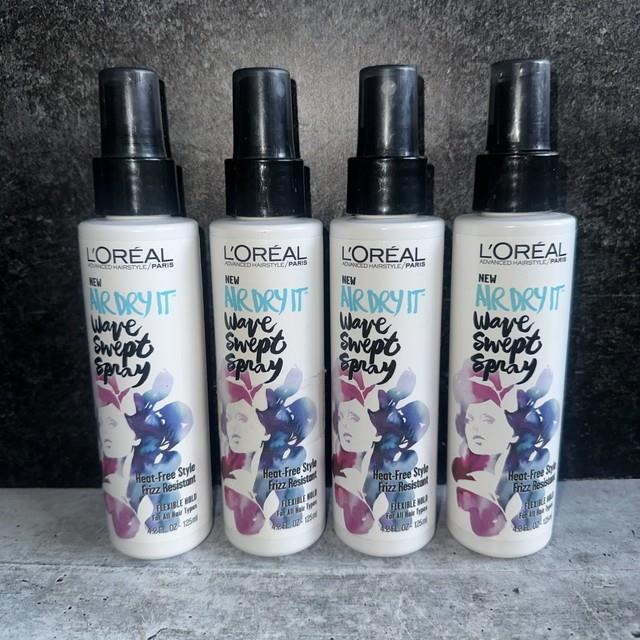 4 Lot L'oreal Air Dry It Wave Swept Spray Loreal 4.2 Oz
