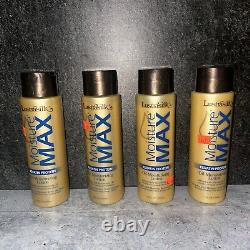4 Lot Lustrasilk Moisture Max Keratin Protein Oil Moisturizing Lotion 12 OZ