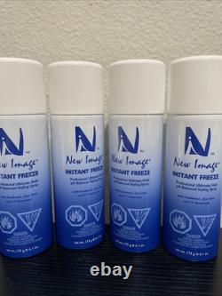 4 New Image INSTANT FREEZE Professional Ultimate Styling Spray 6.1 oz Each