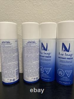 4 New Image INSTANT FREEZE Professional Ultimate Styling Spray 6.1 oz Each