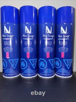 4 New Image Professional pH Balanced Super Hold Hair Spray 11 Oz Each