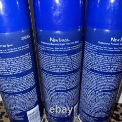 4 New Image Professional pH Balanced Super Hold Hair Spray 11 Oz Each