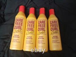 (4) Soft Sheen Carson Instant Care Free Curl Gold Instant Activator 8oz HTF New
