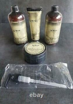 (4) WEN CHAZ DEAN Lot Sweet Almond Mint Conditioner Styling Creme Hair Treatment