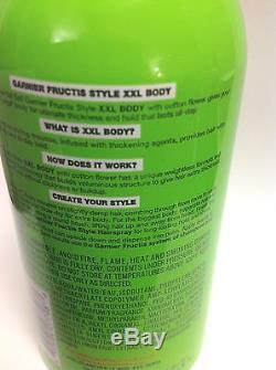 4 X Garnier Fructis Style XXL Body Thickening Mousse, Ultra Strong Hold NEW
