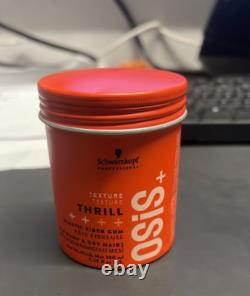 4 X Schwarzkopf Osis+ Texture Thrill 3 Elastic Fiber Gum Dump & Dry Hair 3.38 Oz