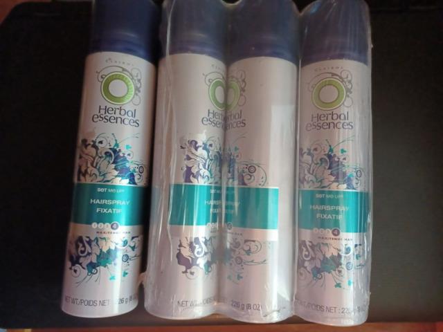 4x Herbal Essences Set Me Up Hairspray Lily Bliss Fragrance #4 Maximum Hold 8oz
