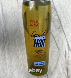4x Wella Liquid Hair Brilliant Spray Gel STRONG HOLD 6.8 fl oz /200 ml