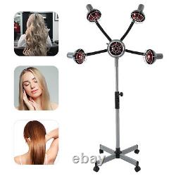 5 Head Infrared Heat Lamp Styling Perming Dryer Hairdress Salon Heating Light