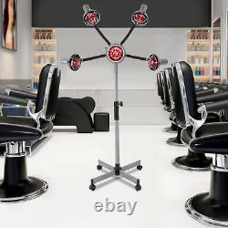 5 Head Infrared Heat Lamp Styling Perming Dryer Hairdress Salon Heating Light