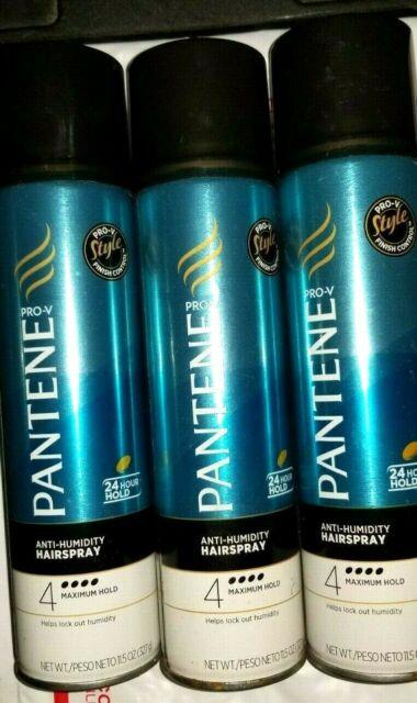5 X Pantene Pro-v 24 Hour Maximum Hold Anti Humidity Hairspray 11.5 Oz Plsread